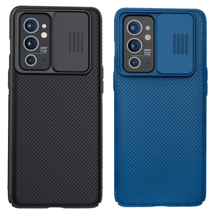 For OnePlus 9RT 5G NILLKIN Black Mirror Series Camshield PC Phone Case(Black)