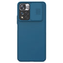 For Xiaomi Redmi Note 11 Pro Global / 11 Pro Global 5G / 11 Pro+ 5G India / 11E Pro 5G NILLKIN Black Mirror Pro Camshield PC Case (Peacock Blue)