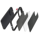 Real Carbon Fiber MagSafe Magnetic Phone Case For iPhone 13 Pro(Black)