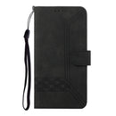 Cubic Skin Feel Flip Leather Phone Case For OnePlus 8 Pro(Black)
