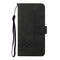 Cubic Skin Feel Flip Leather Phone Case For OnePlus 8 Pro(Black)