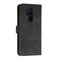 Cubic Skin Feel Flip Leather Phone Case For OnePlus 8 Pro(Black)