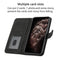 Cubic Skin Feel Flip Leather Phone Case For OnePlus 8 Pro(Black)