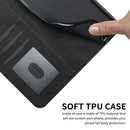 Cubic Skin Feel Flip Leather Phone Case For OnePlus 8 Pro(Black)