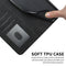 Cubic Skin Feel Flip Leather Phone Case For OnePlus 8 Pro(Black)