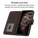 Cubic Skin Feel Flip Leather Phone Case For OnePlus 8 Pro(Brown)
