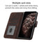 Cubic Skin Feel Flip Leather Phone Case For OnePlus 8 Pro(Brown)