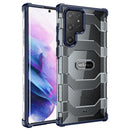For Samsung Galaxy S22 Ultra 5G wlons Explorer Series PC+TPU Phone Case(Blue)