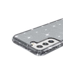 For Samsung Galaxy S22 5G Shockproof Terminator Style Glitter Powder Protective Phone Case(Grey)