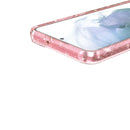 For Samsung Galaxy S22+ 5G Shockproof Terminator Style Glitter Powder Protective Phone Case(Pink)