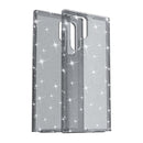 For Samsung Galaxy S22 Ultra 5G Shockproof Terminator Style Glitter Powder Protective Phone Case(Grey)