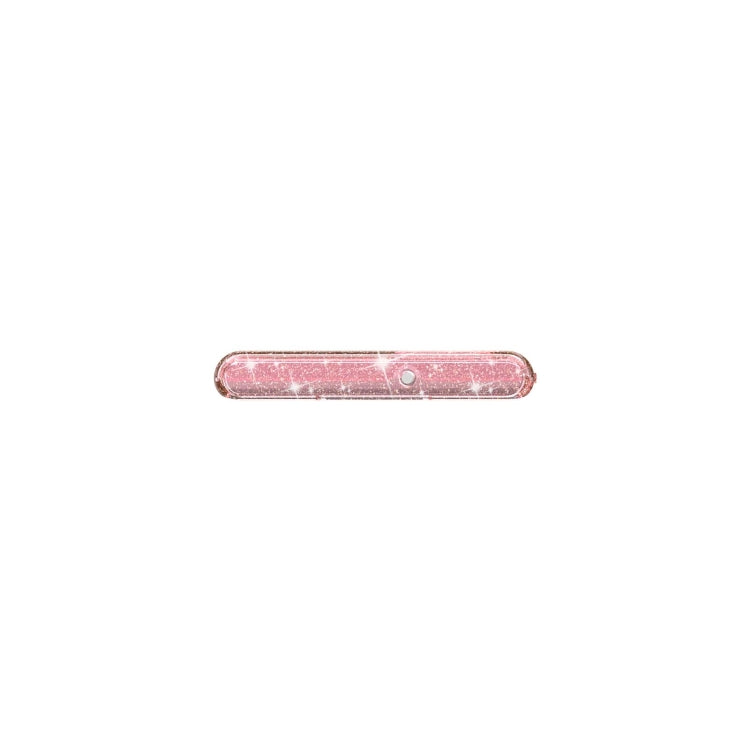 For Samsung Galaxy S22 Ultra 5G Shockproof Terminator Style Glitter Powder Protective Phone Case(Pink)