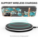 Flowers and Plants Series IMD TPU Phone Case For iPhone 13 Pro Max(Blue Rose)