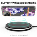 Flowers and Plants Series IMD TPU Phone Case For iPhone 13 Pro Max(Purple Begonia)