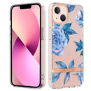 Flowers and Plants Series IMD TPU Phone Case For iPhone 13(Orchid Peony)