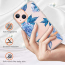 Flowers and Plants Series IMD TPU Phone Case For iPhone 13(Orchid Peony)