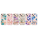 Flowers and Plants Series IMD TPU Phone Case For iPhone 13(Pink Gardenia)