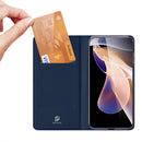 For Xiaomi Redmi Note 11 Pro / Redmi Note 11 Pro+ DUX DUCIS Skin Pro Series Shockproof Horizontal Flip Leather Phone Case(Dark Blue)