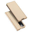 For Xiaomi Redmi Note 11 Pro / Redmi Note 11 Pro+ DUX DUCIS Skin Pro Series Shockproof Horizontal Flip Leather Phone Case(Gold)