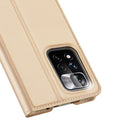 For Xiaomi Redmi Note 11 Pro / Redmi Note 11 Pro+ DUX DUCIS Skin Pro Series Shockproof Horizontal Flip Leather Phone Case(Gold)
