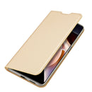 For Xiaomi Redmi Note 11 Pro / Redmi Note 11 Pro+ DUX DUCIS Skin Pro Series Shockproof Horizontal Flip Leather Phone Case(Gold)