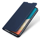 For Samsung Galaxy A53 5G DUX DUCIS Skin Pro Series Shockproof Horizontal Flip Leather Phone Case(Dark Blue)