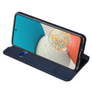 For Samsung Galaxy A53 5G DUX DUCIS Skin Pro Series Shockproof Horizontal Flip Leather Phone Case(Dark Blue)