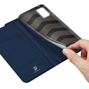 For Samsung Galaxy A53 5G DUX DUCIS Skin Pro Series Shockproof Horizontal Flip Leather Phone Case(Dark Blue)