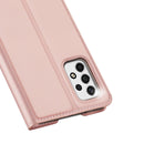 For Samsung Galaxy A53 5G DUX DUCIS Skin Pro Series Shockproof Horizontal Flip Leather Phone Case(Rose Gold)
