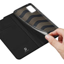 For Samsung Galaxy A53 5G DUX DUCIS Skin Pro Series Shockproof Horizontal Flip Leather Phone Case(Black)