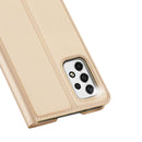 For Samsung Galaxy A53 5G DUX DUCIS Skin Pro Series Shockproof Horizontal Flip Leather Phone Case(Gold)