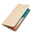 For Samsung Galaxy A53 5G DUX DUCIS Skin Pro Series Shockproof Horizontal Flip Leather Phone Case(Gold)