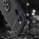 For OPPO Reno7 5G Metal Ring Holder 360 Degree Rotating TPU Phone Case(Blue)