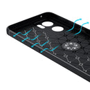 For OPPO Reno7 5G Metal Ring Holder 360 Degree Rotating TPU Phone Case(Blue)