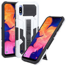 For Samsung Galaxy A10 / M10 All Inclusive Double-color TPU + PC Phone Case(Silver White)