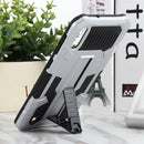 For Samsung Galaxy A10 / M10 All Inclusive Double-color TPU + PC Phone Case(Silver White)