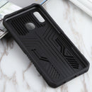 For Samsung Galaxy A20 / A30 All Inclusive Double-color TPU + PC Phone Case(Black)