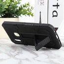 For Samsung Galaxy A20 / A30 All Inclusive Double-color TPU + PC Phone Case(Black)