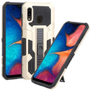 For Samsung Galaxy A20 / A30 All Inclusive Double-color TPU + PC Phone Case(Gold)