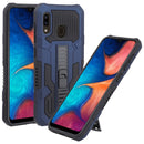 For Samsung Galaxy A20 / A30 All Inclusive Double-color TPU + PC Phone Case(Blue)