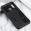 For Samsung Galaxy A20 / A30 All Inclusive Double-color TPU + PC Phone Case(Blue)
