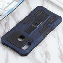 For Samsung Galaxy A20 / A30 All Inclusive Double-color TPU + PC Phone Case(Blue)