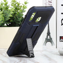 For Samsung Galaxy A20 / A30 All Inclusive Double-color TPU + PC Phone Case(Blue)