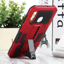 For Samsung Galaxy A20 / A30 All Inclusive Double-color TPU + PC Phone Case(Red)