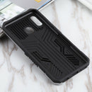 For Samsung Galaxy A20 / A30 All Inclusive Double-color TPU + PC Phone Case(Silver White)