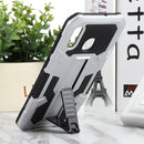 For Samsung Galaxy A20 / A30 All Inclusive Double-color TPU + PC Phone Case(Silver White)