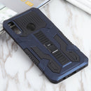 For Samsung Galaxy A20s All Inclusive Double-color TPU + PC Phone Case(Blue)