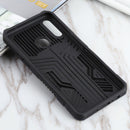 For Samsung Galaxy A20s All Inclusive Double-color TPU + PC Phone Case(Blue)
