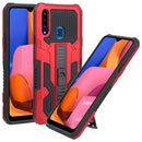 For Samsung Galaxy A20s All Inclusive Double-color TPU + PC Phone Case(Red)