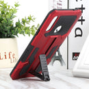 For Samsung Galaxy A20s All Inclusive Double-color TPU + PC Phone Case(Red)